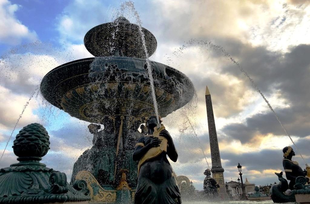 Paris fonte praça da Concordia