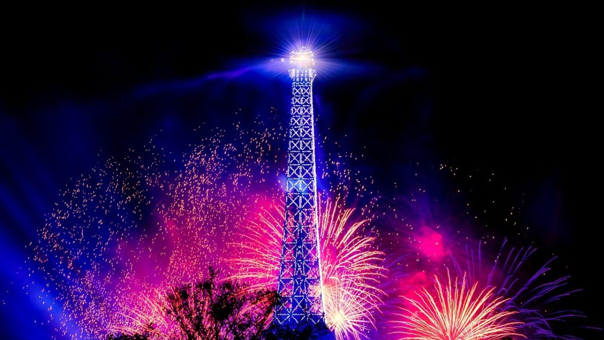 Reabertura Torre Eiffel 2021 Fogos de Artificio