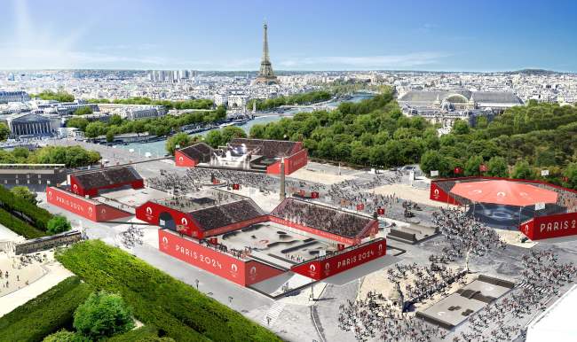 Paris JO 2024 Imagem de sintese Praça da Concordia